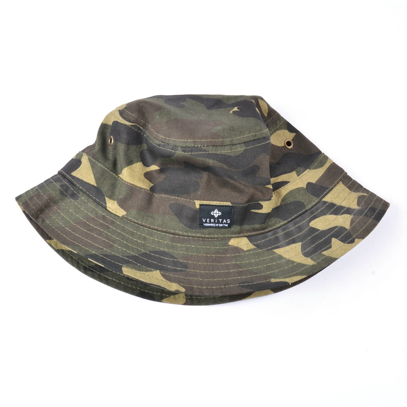 kundenspezifisches camo Eimerhutgroßhandelsentwurfslogo