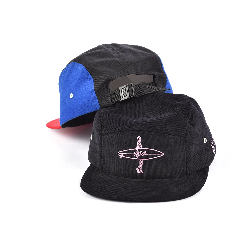 gorras personalizadas bordado liso 5 paneles gorras logotipo de diseño