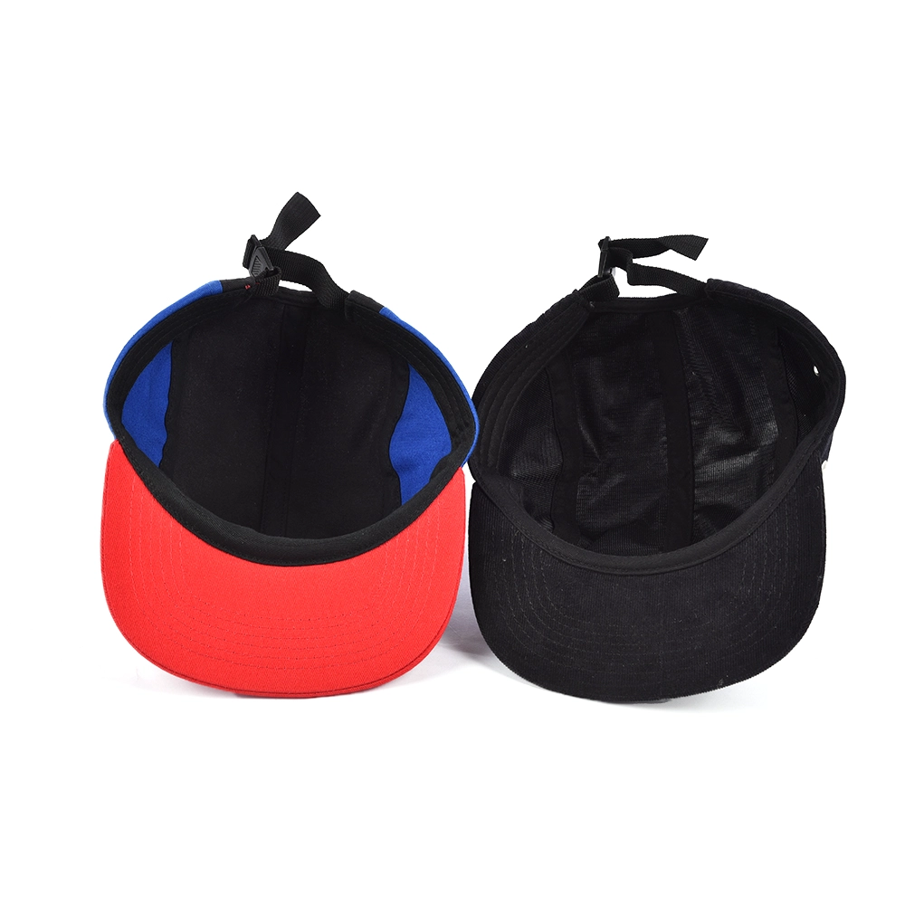 gorras personalizadas bordado liso 5 paneles gorras logotipo de diseño