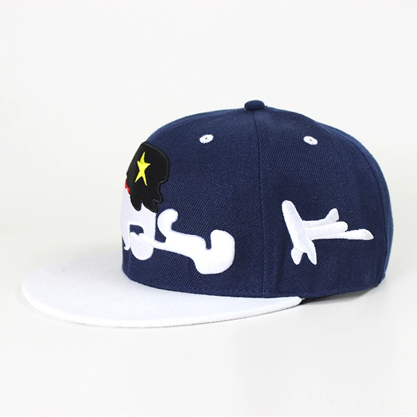 custom design hat,cheap flat brim snapback cap