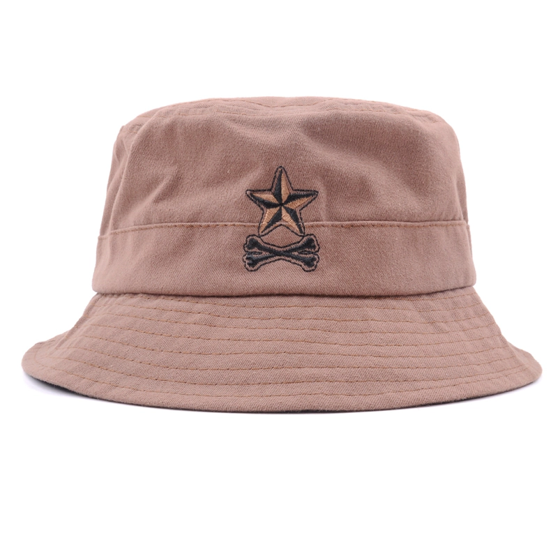 custom embroidery patch cotton bucket hat