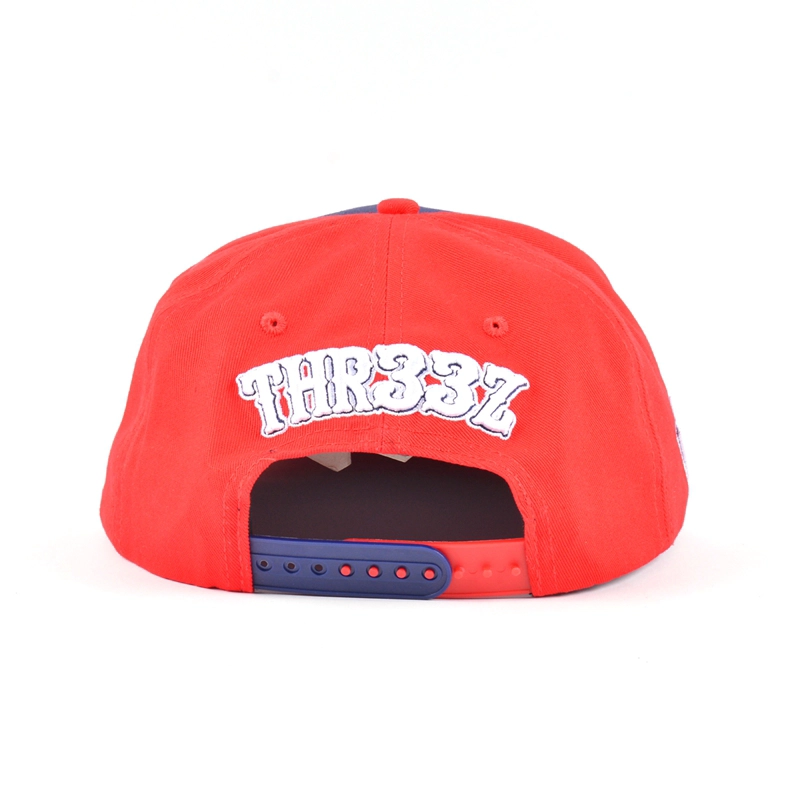 custom embroidery snapback cap, 3d embroidery flat cap