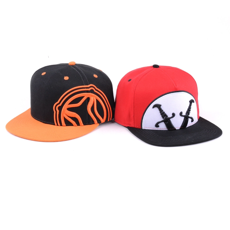 عرف التطريز قبعة snapback ، مخصص فاتورة قبعة snapback شقة