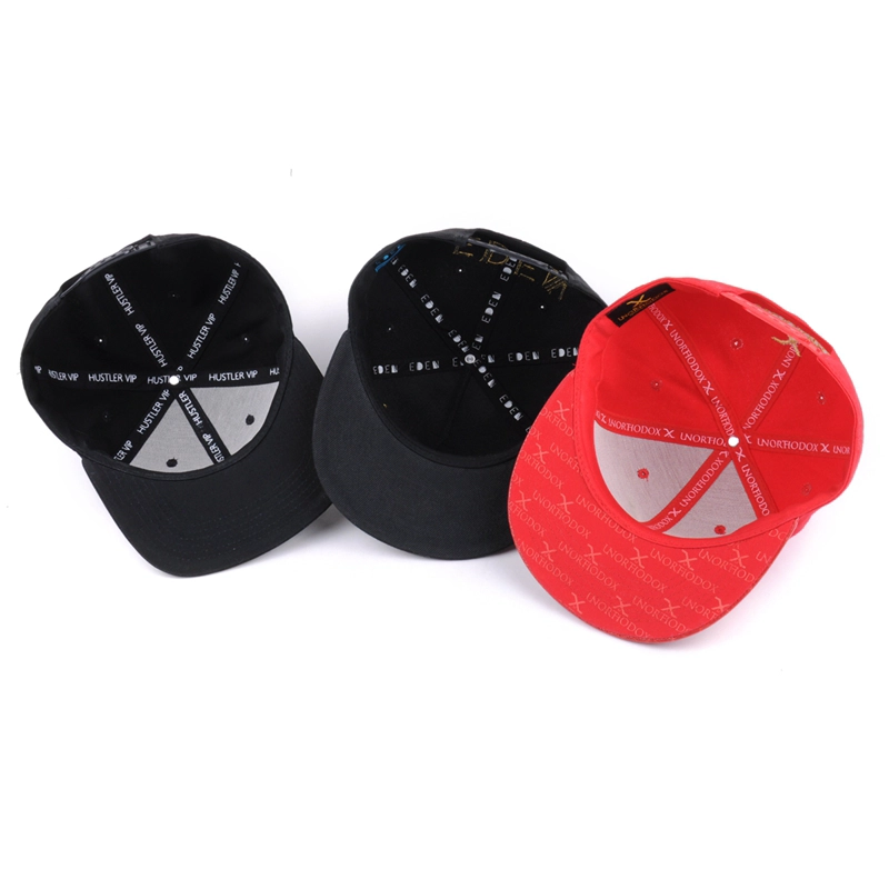 προσαρμοσμένο καπάκι snapback κεντήματος με λογότυπο, 3d σχέδια κεντήματος για καπέλα