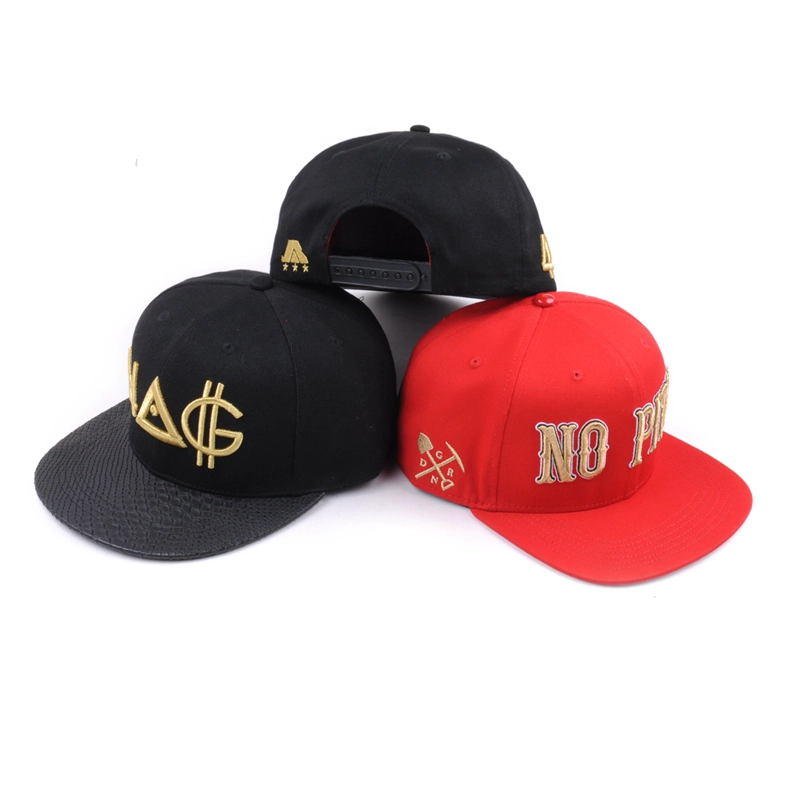 προσαρμοσμένο καπάκι snapback κεντήματος με λογότυπο, 3d σχέδια κεντήματος για καπέλα