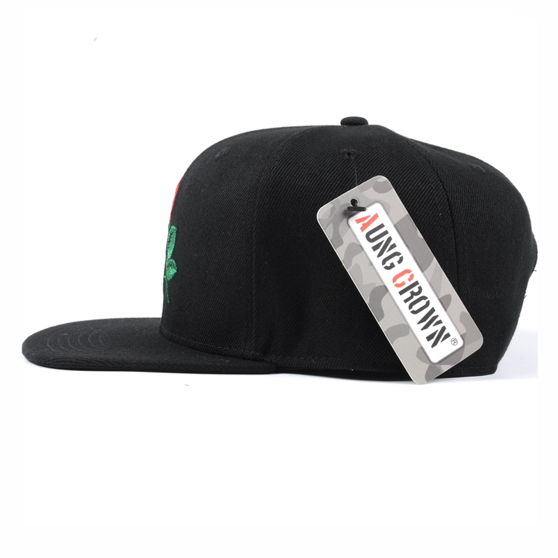 custom flat bill snapback cap, custom embroidery snapback hats