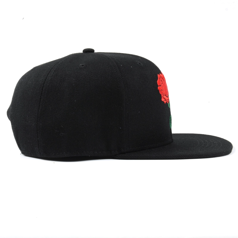 custom flat bill snapback cap, custom embroidery snapback hats
