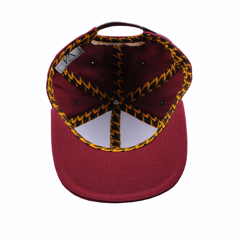 tapa de snapback de factura plana personalizada