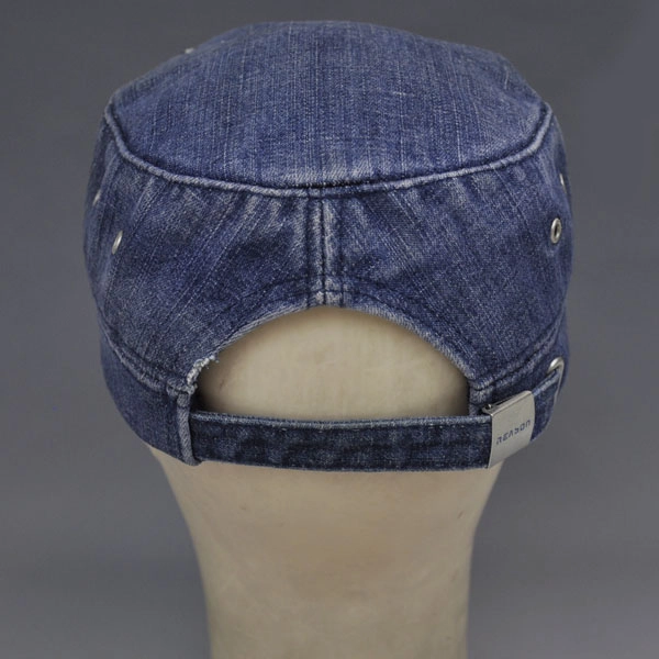 Custom Flat Rand Caps China, Plain Denim SnapBack Hut