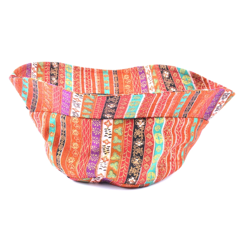 custom flower printing bucket hats design logo