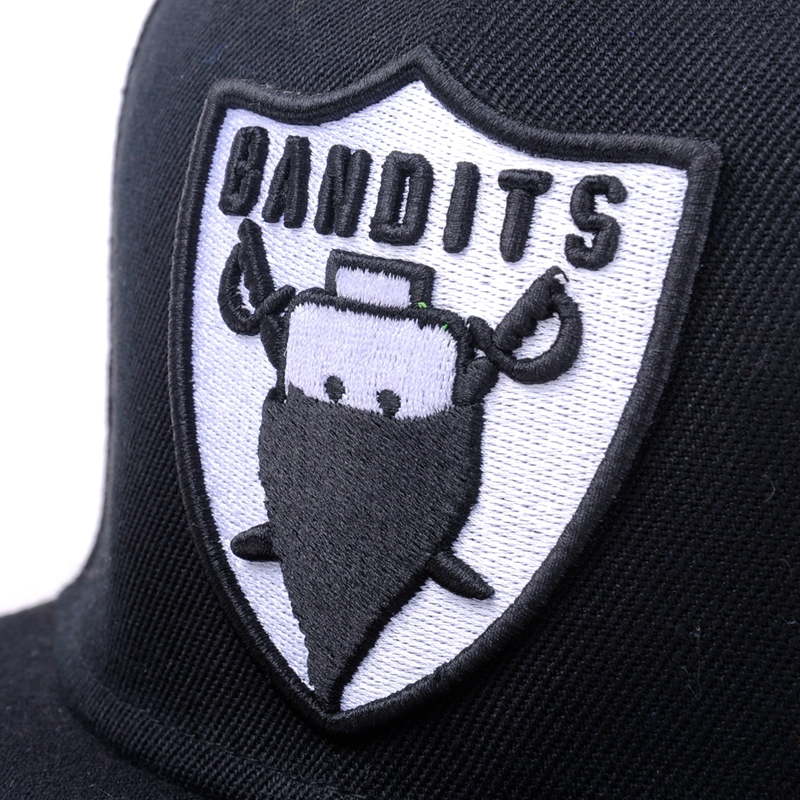 Flexfit-Snapback-Kappe mit individuellem Label-Patch