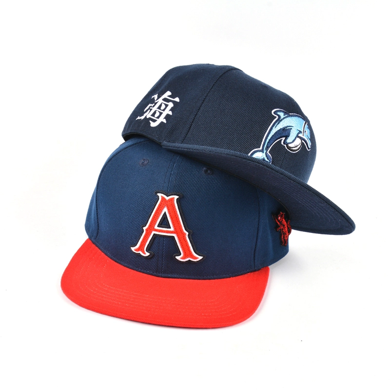 logotipo personalizado gorras planas snapback diseño gorras planas