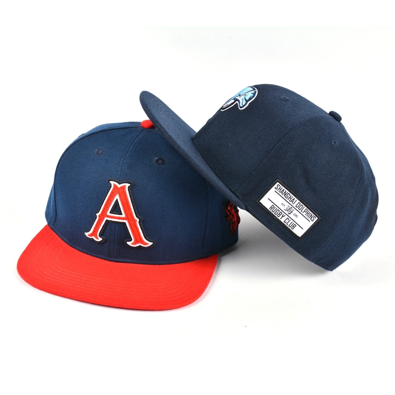 logotipo personalizado gorras planas snapback diseño gorras planas