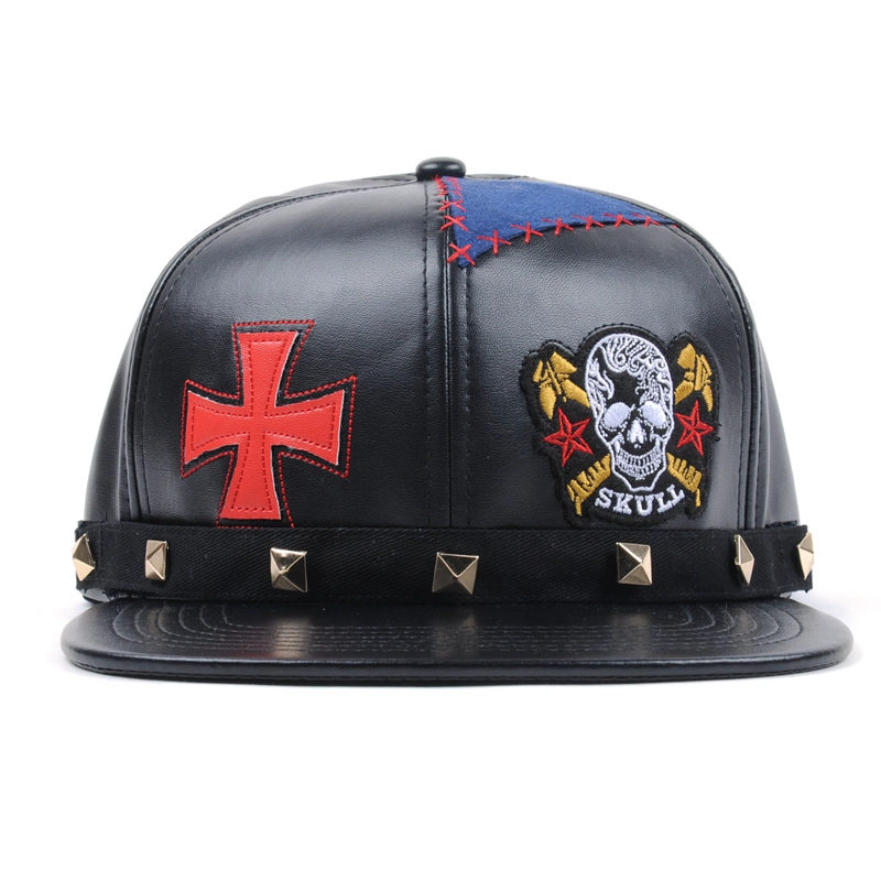 produttore su ordinazione di snapback, commercio all'ingrosso del cappello di snapback di cuoio