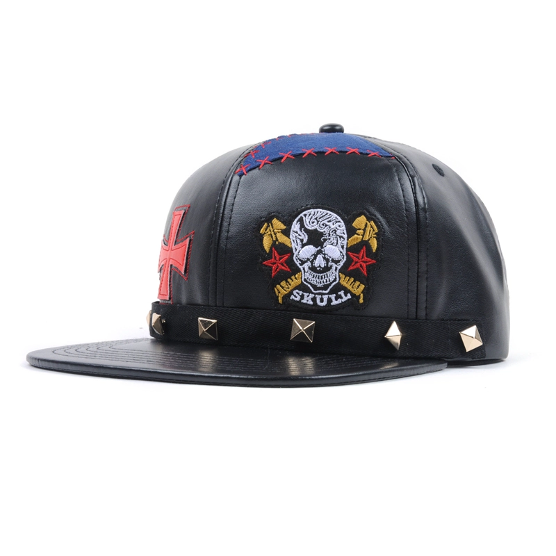 produttore su ordinazione di snapback, commercio all'ingrosso del cappello di snapback di cuoio