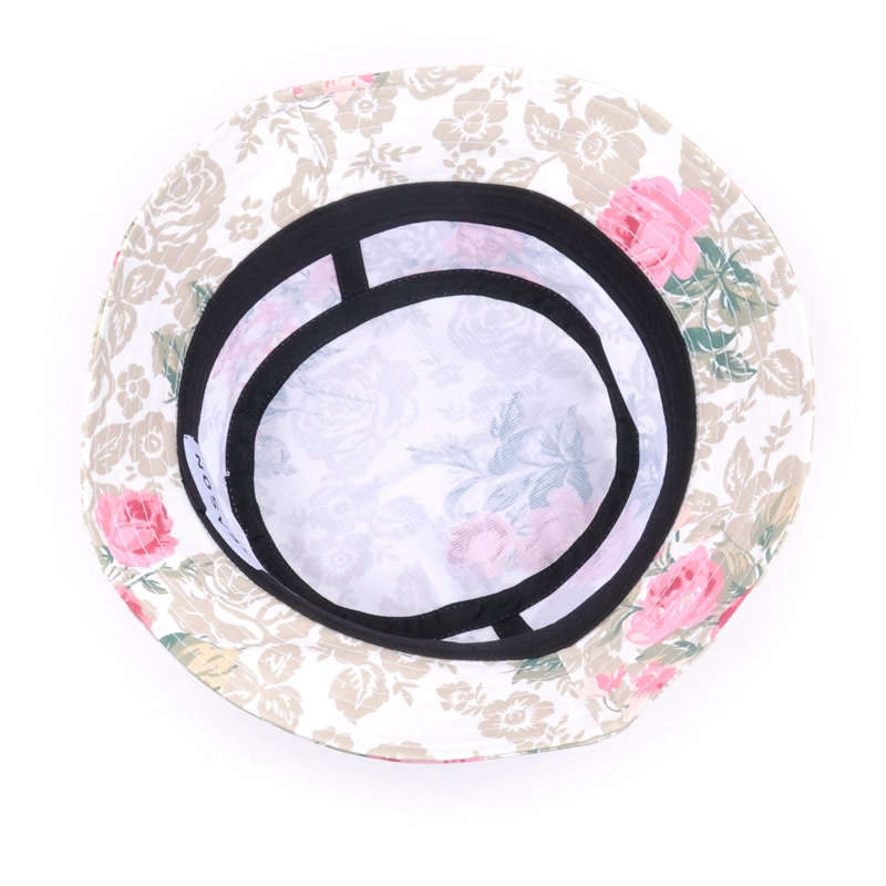 custom woman printed fabric bucket hat