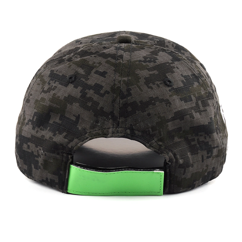 logo broderie design chapeaux de papa sport camo 6 panneaux