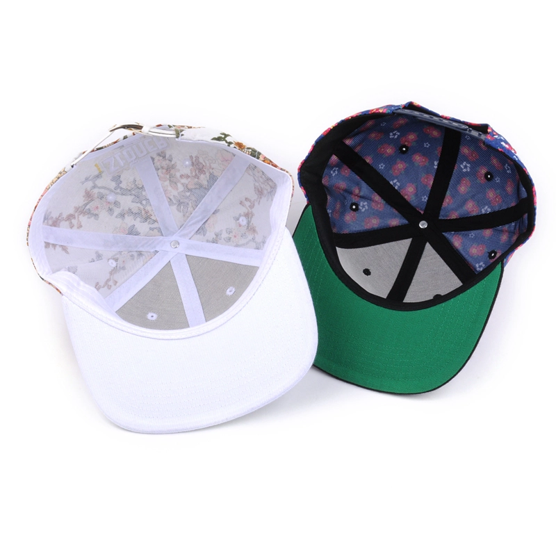 تصميم شعار 6 لوحات الطباعة النسيج snapback القبعات القبعات التطريز 3d
