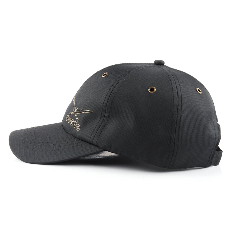 design logo personnalisé noir broderie sports papa chapeaux