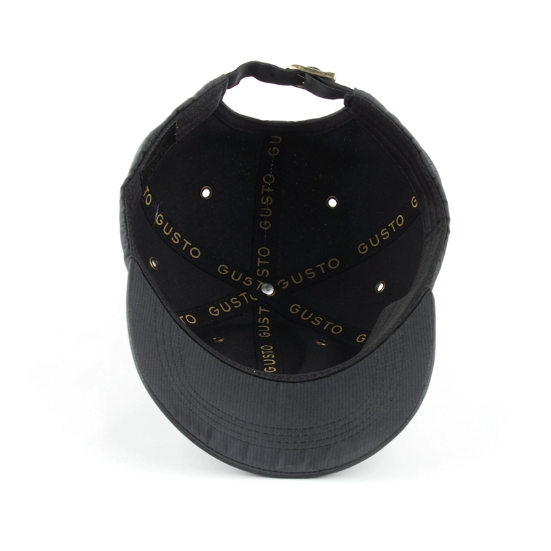design logo personnalisé noir broderie sports papa chapeaux