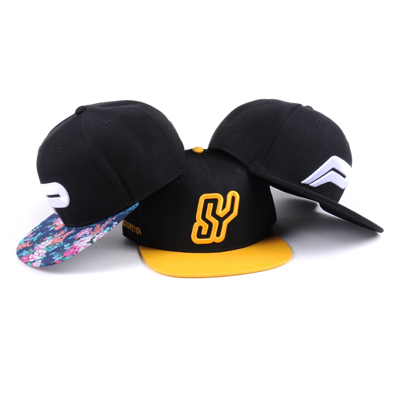 σχεδιασμός λογότυπο επίπεδη καπάκι snapback καλύμματα 3d καπέλα κεντήματα