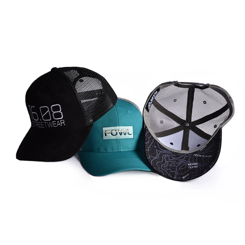 design logo trucker caps mesh hat custom supplier