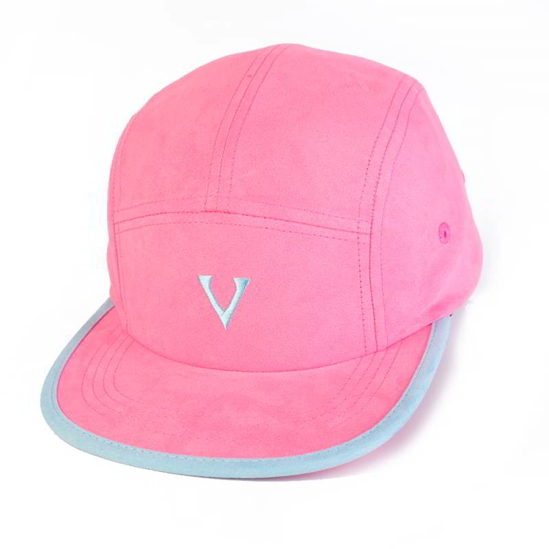 China 5-Panel-Hysteresenhüte aus Wildleder mit einfarbiger Stickerei Hersteller