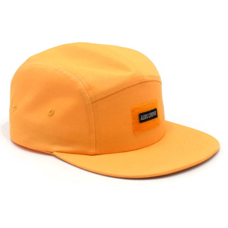 design plain logo 5 panels caps custom snapback 5 panels hats
