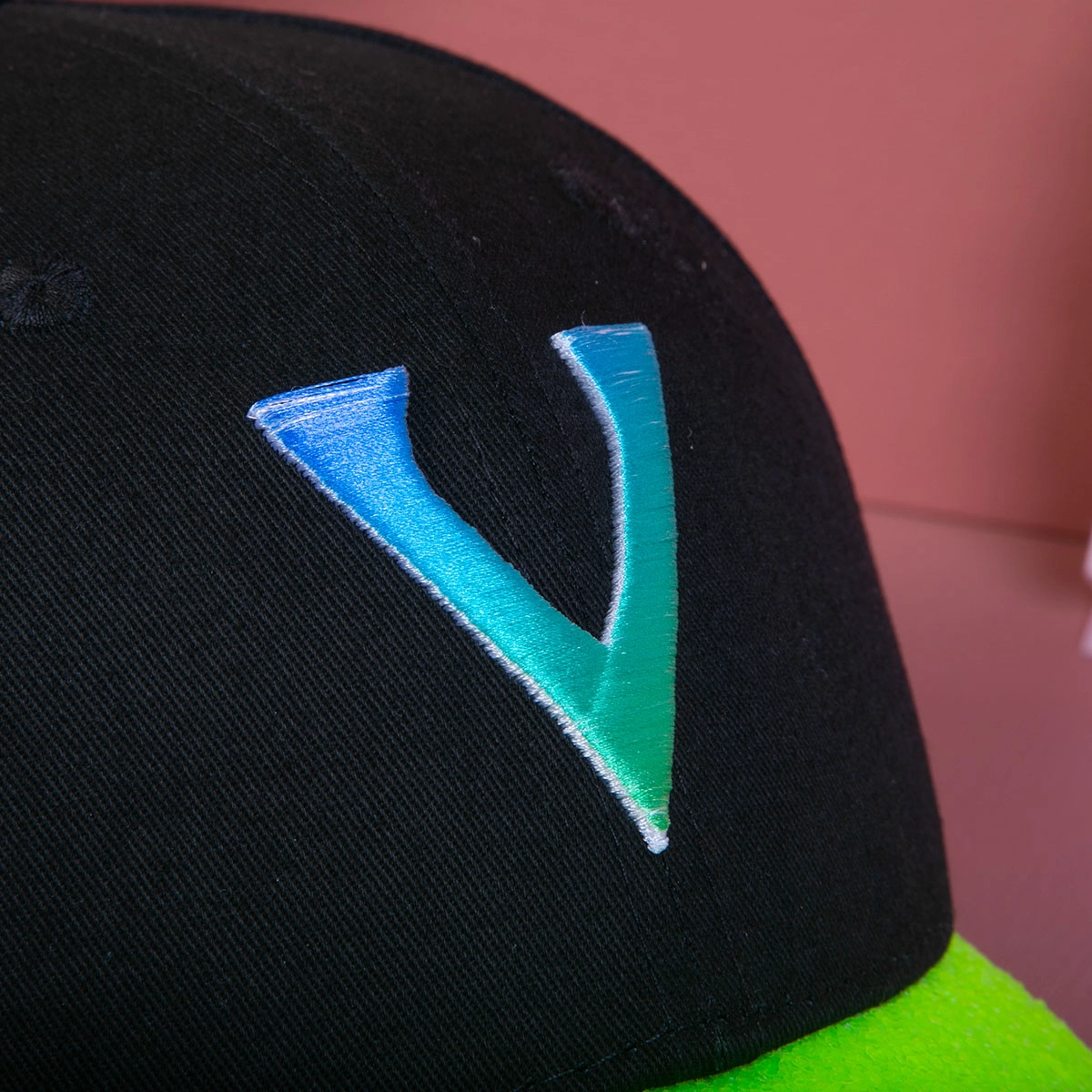 ontwerp bladerdeeg borduurwerk vfa logo sport baseball caps