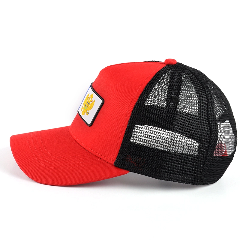 patch tissé design 5 panneaux caps camionneur