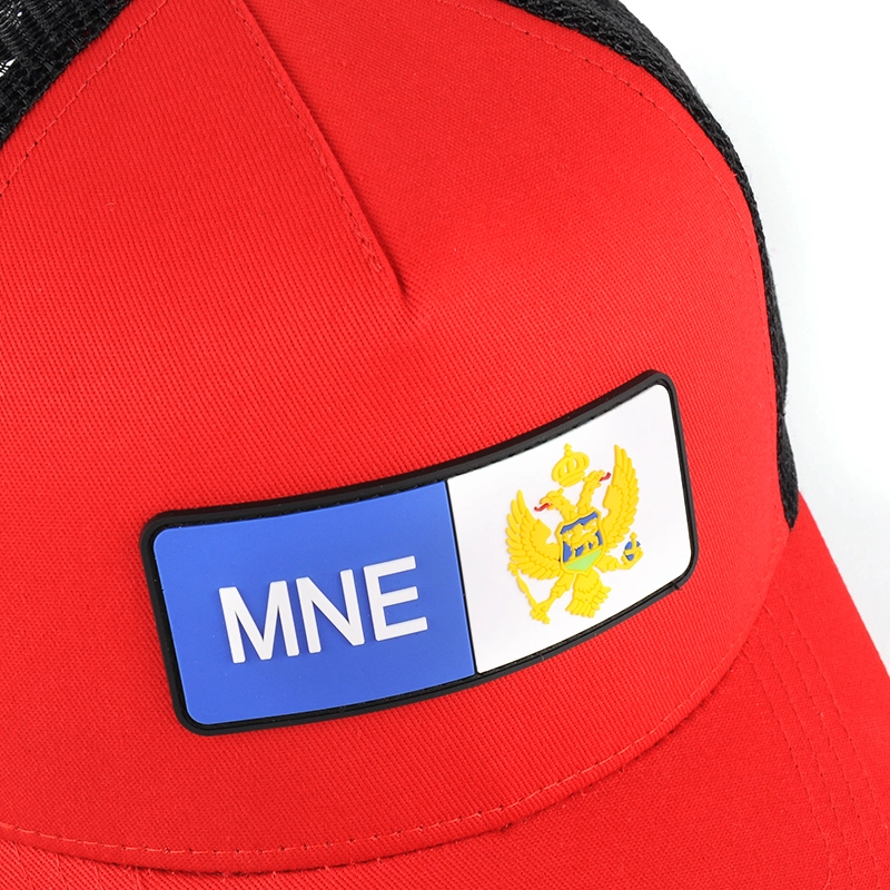 patch tissé design 5 panneaux caps camionneur