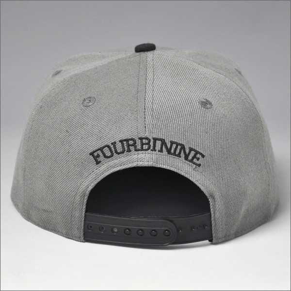embroidered snapback caps flat brim
