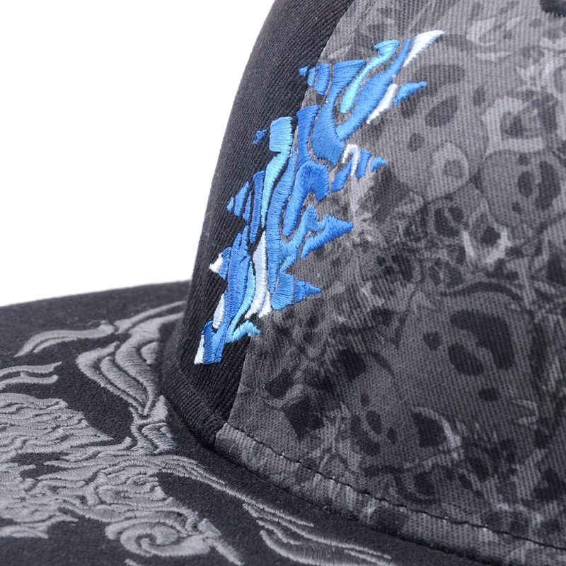 embroidery flat brim fitted snapback hats custom design