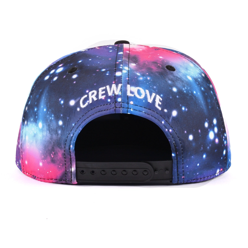 bordado galaxy impresión tapas snapback