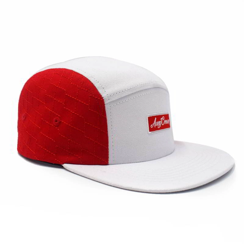 Stickerei Patch 5 Panels Design Logo Hysteresenkappen