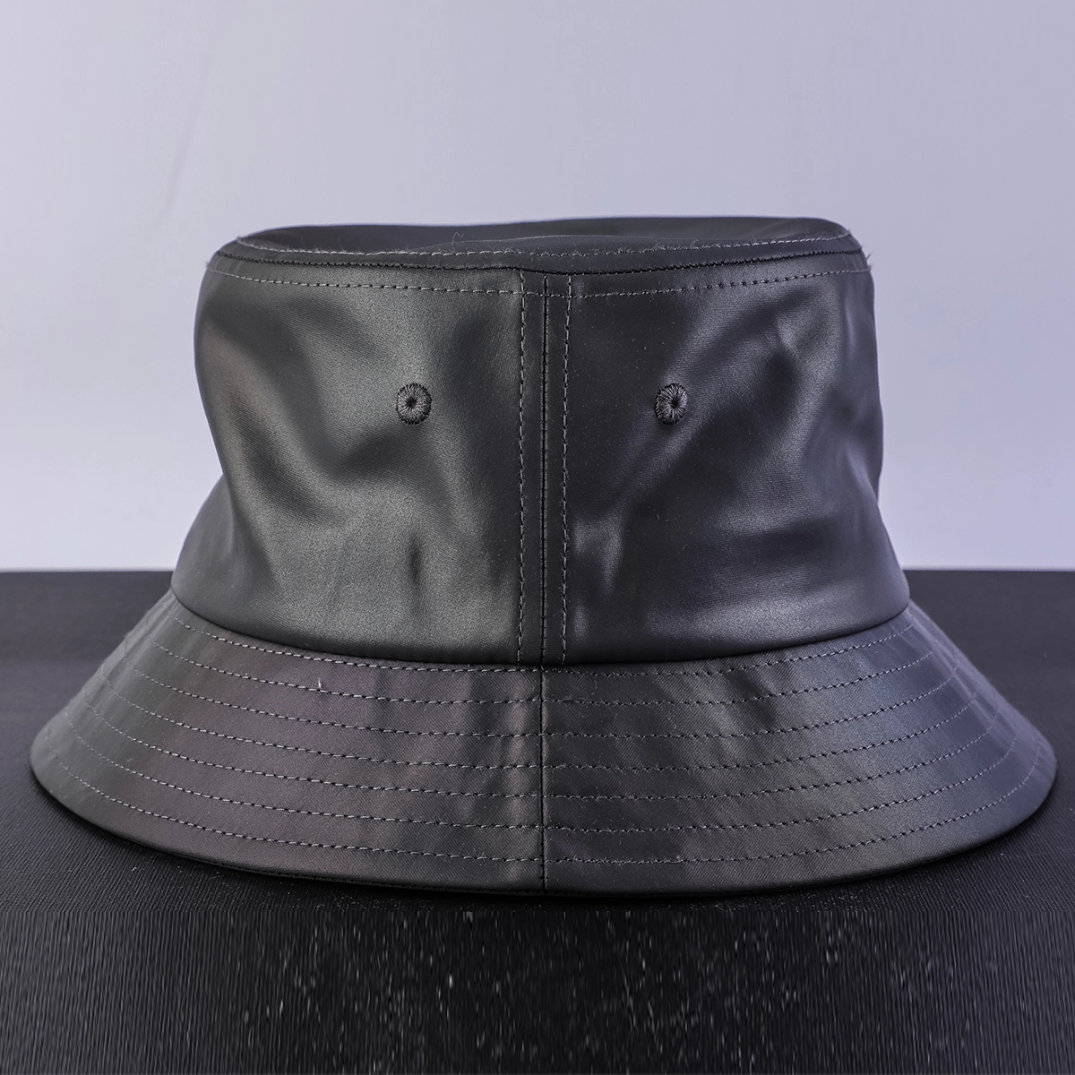 broderie vfa logo noir seau chapeaux personnalisé