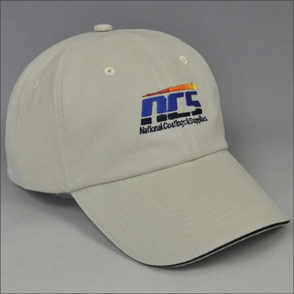fashion washed cap with embroidery