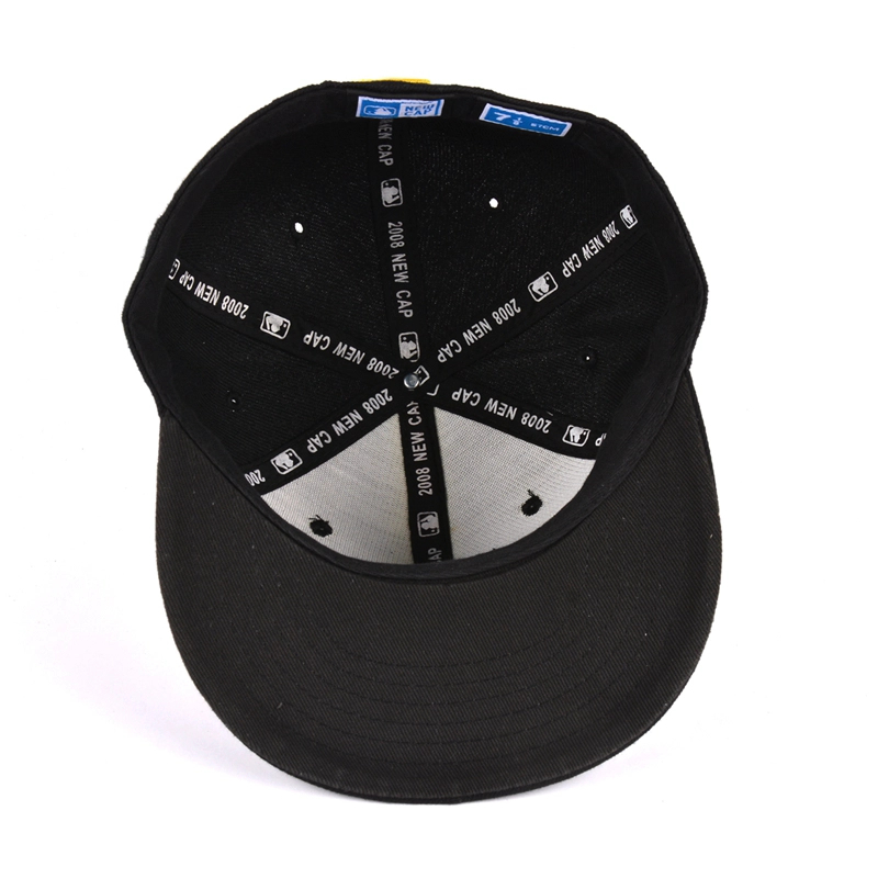 chapéu encaixado do snapback do bordado 3d