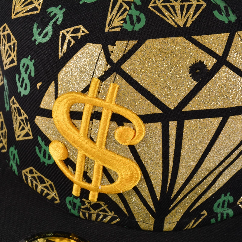 chapéu encaixado do snapback do bordado 3d