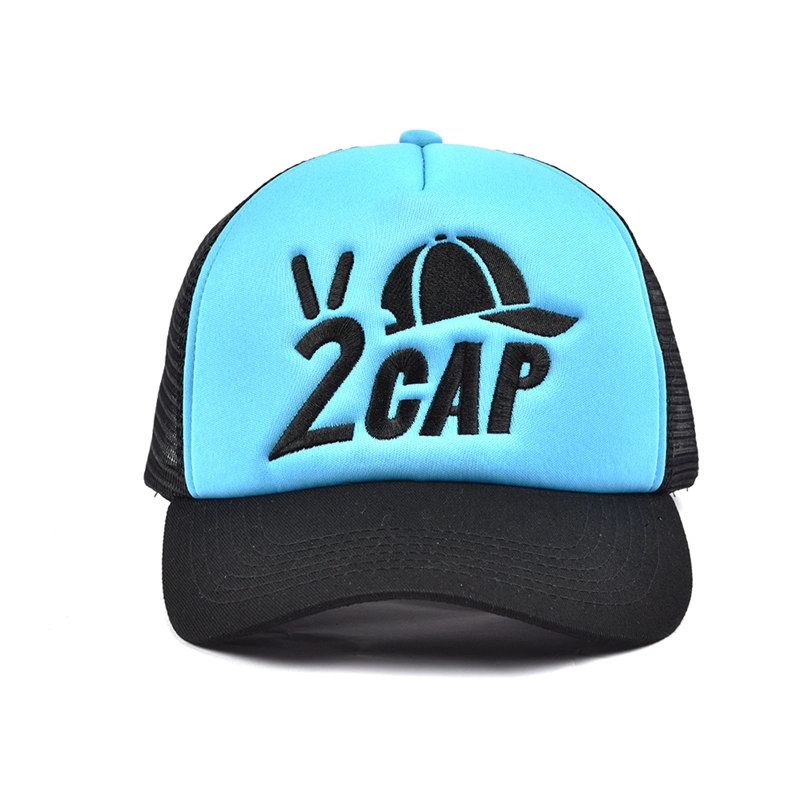foam sports trucker caps custom embroidery logo