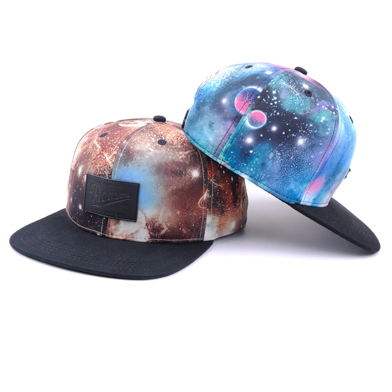 haute qualité personnalisé galaxie snapback chapeaux fournisseur chine
