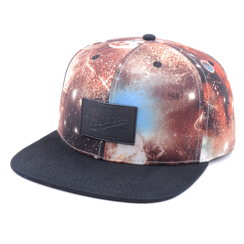 haute qualité personnalisé galaxie snapback chapeaux fournisseur chine