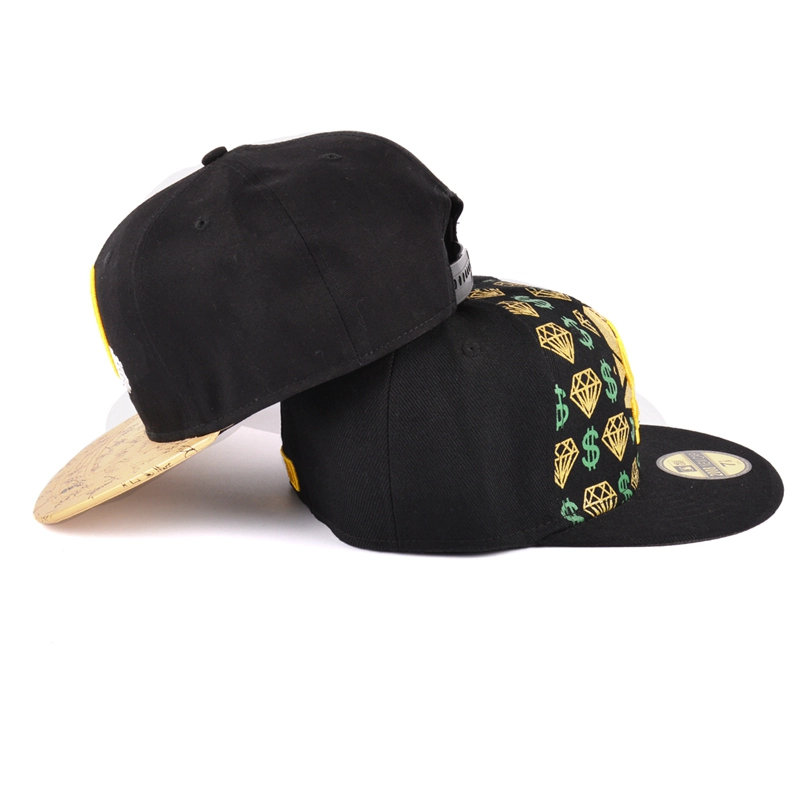 Cappellino snapback con ricamo hip hop 3d
