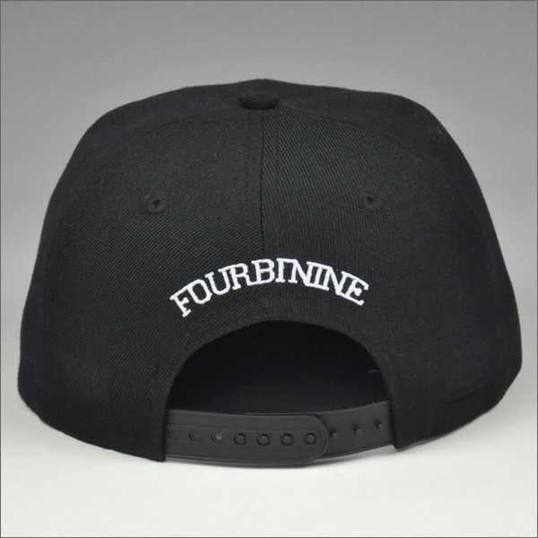 hip hop3d logo flat brim snap back hat