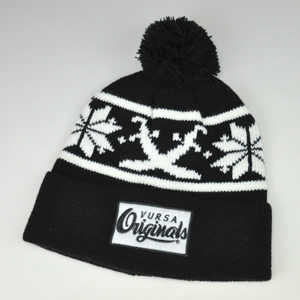 menino de malha pom pom chapéu gorro