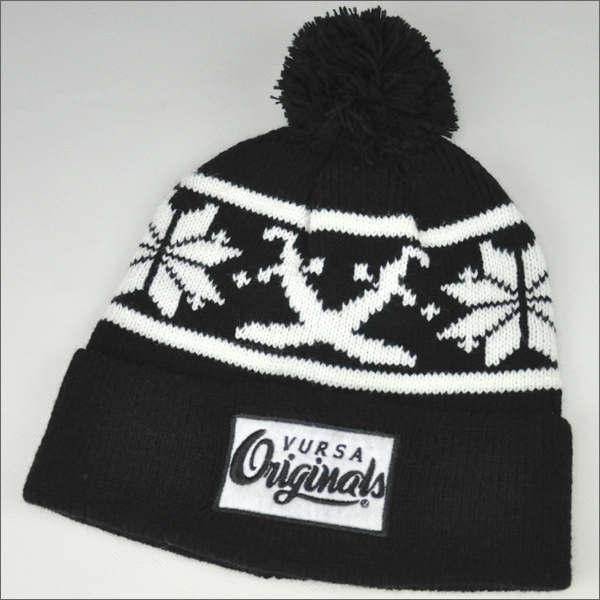 menino de malha pom pom chapéu gorro