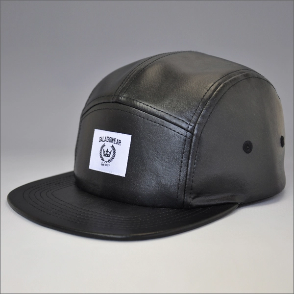 Chine snapback cuir chapeaux personnalisés fabricant