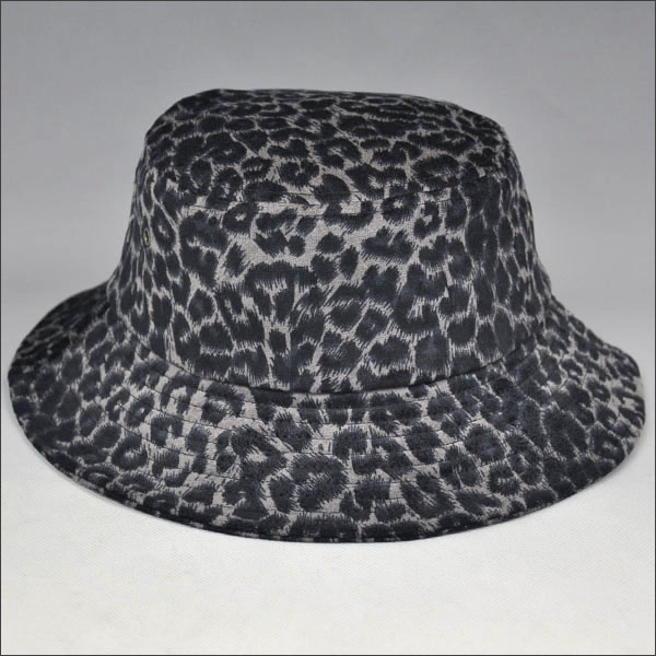 leopard printed bucket hats caps