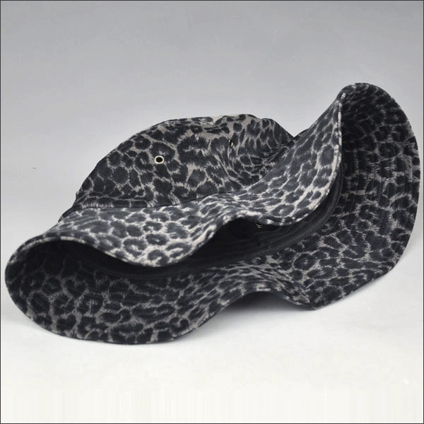 leopard printed bucket hats caps