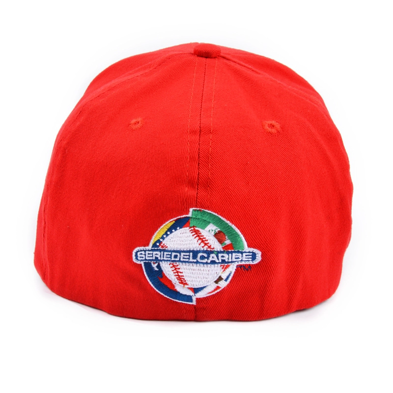 letters embroidery sports red fitted baseball hats custom